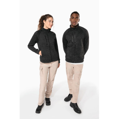 Ladies’ full zip heather jacket